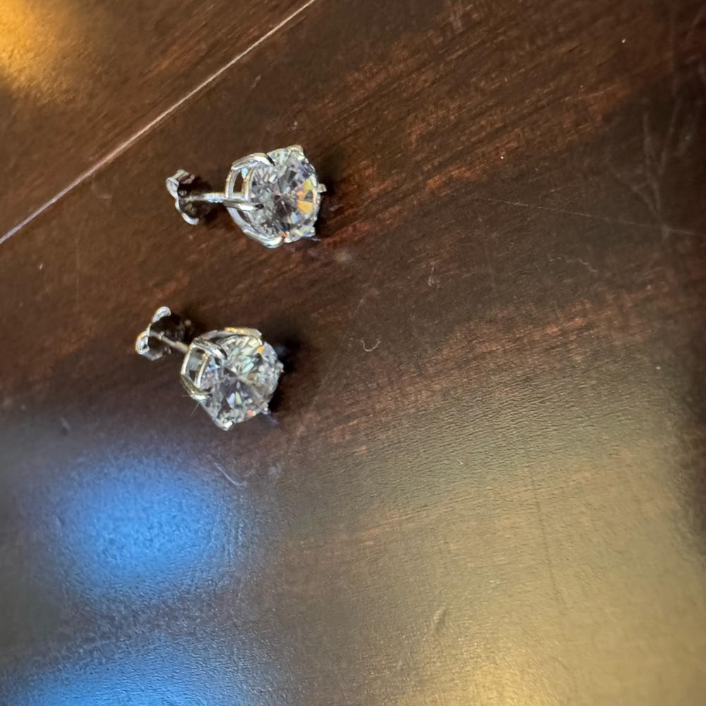 Elegant Silver Stud Earrings